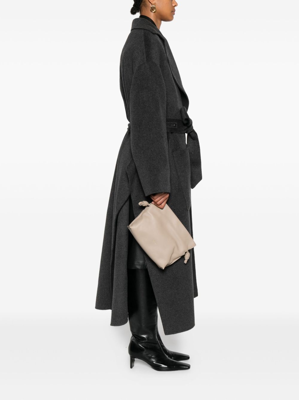Loewe Women Flamenco Mini Leather Clutch LOEWE