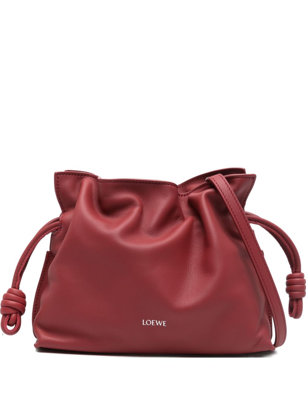 Loewe Women Flamenco Mini Leather Clutch LOEWE