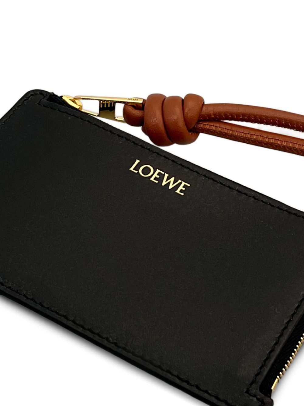 Loewe Women Knot Leather Card Case LOEWE