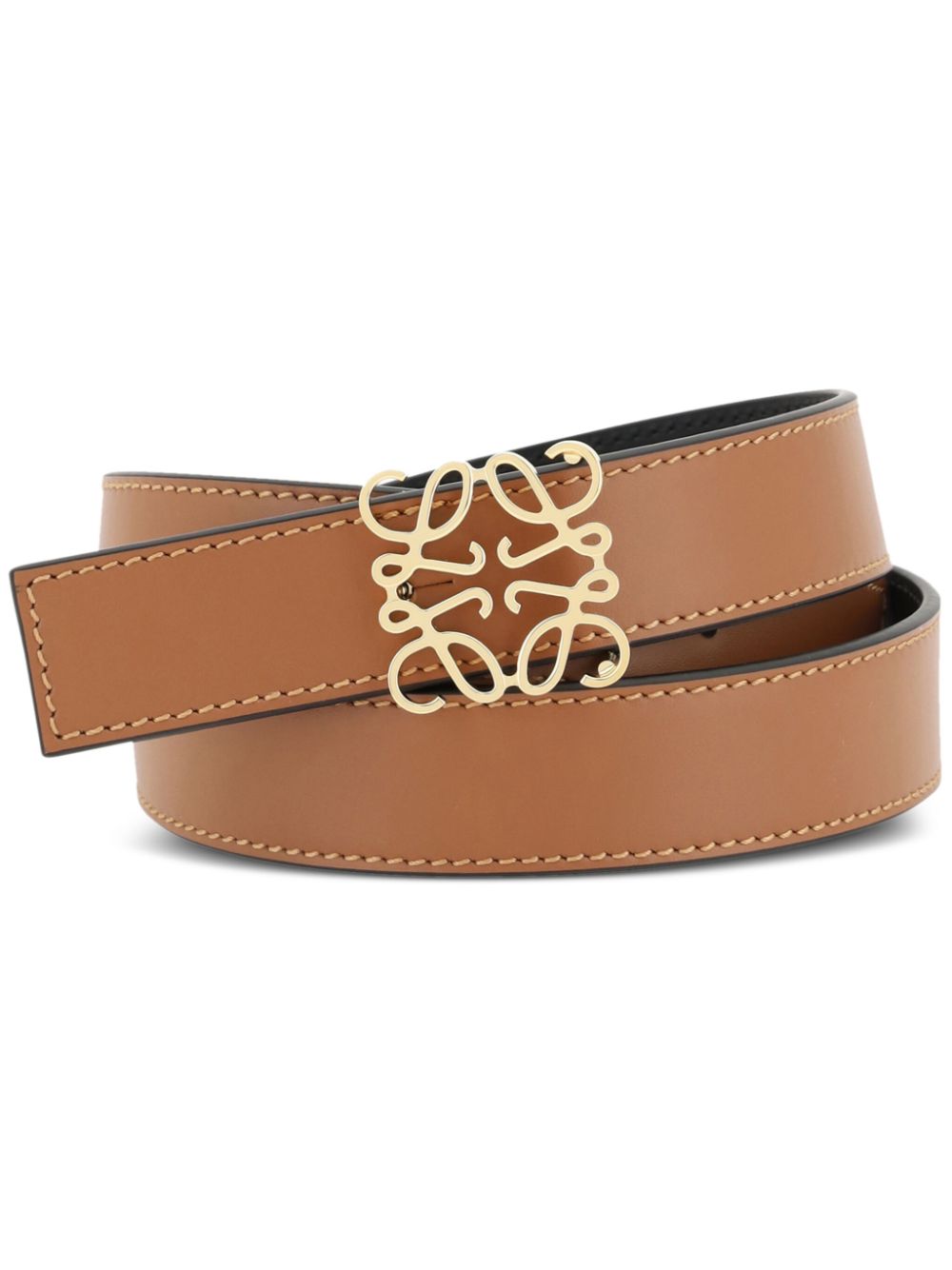 Loewe Women Anagram Leather Belt LOEWE