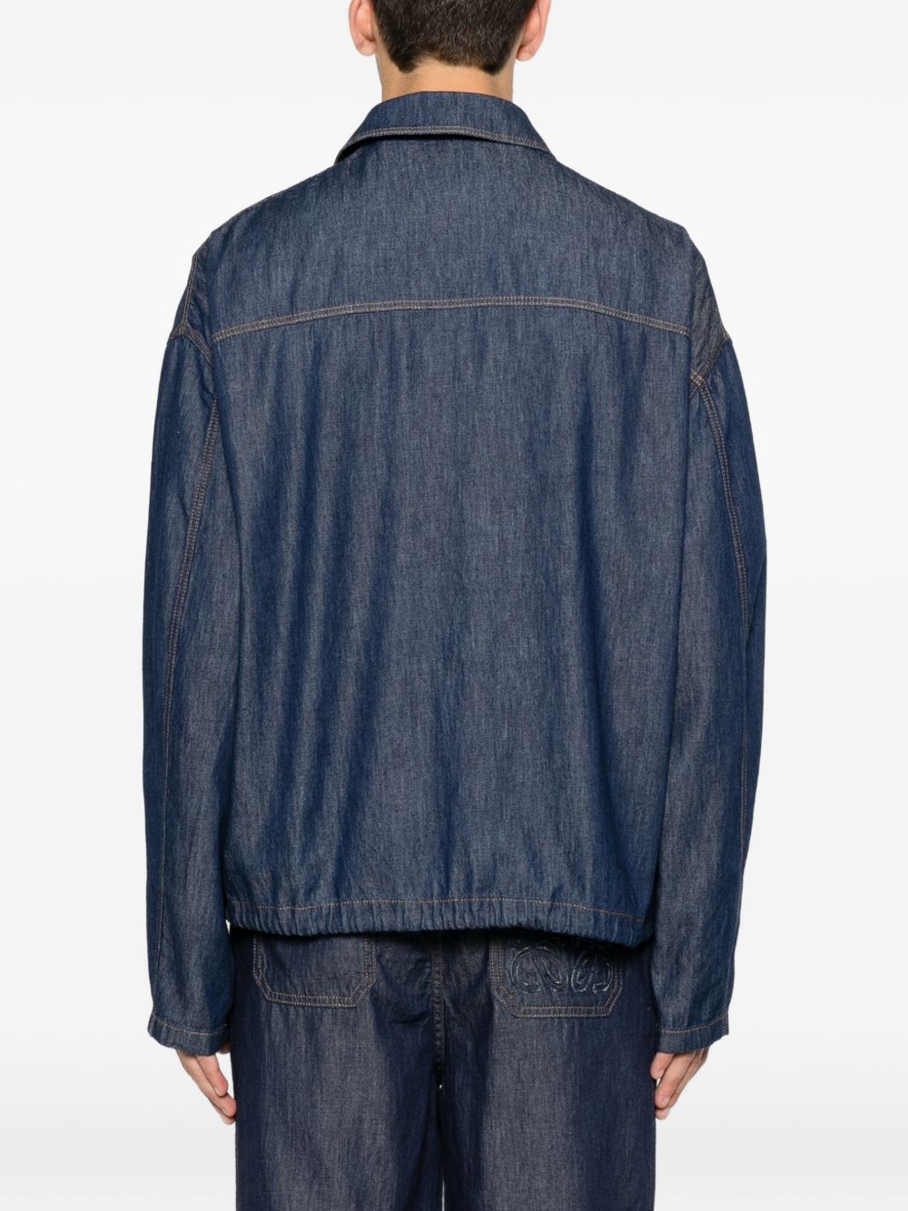 Loewe Men Anagram Denim Jacket LOEWE