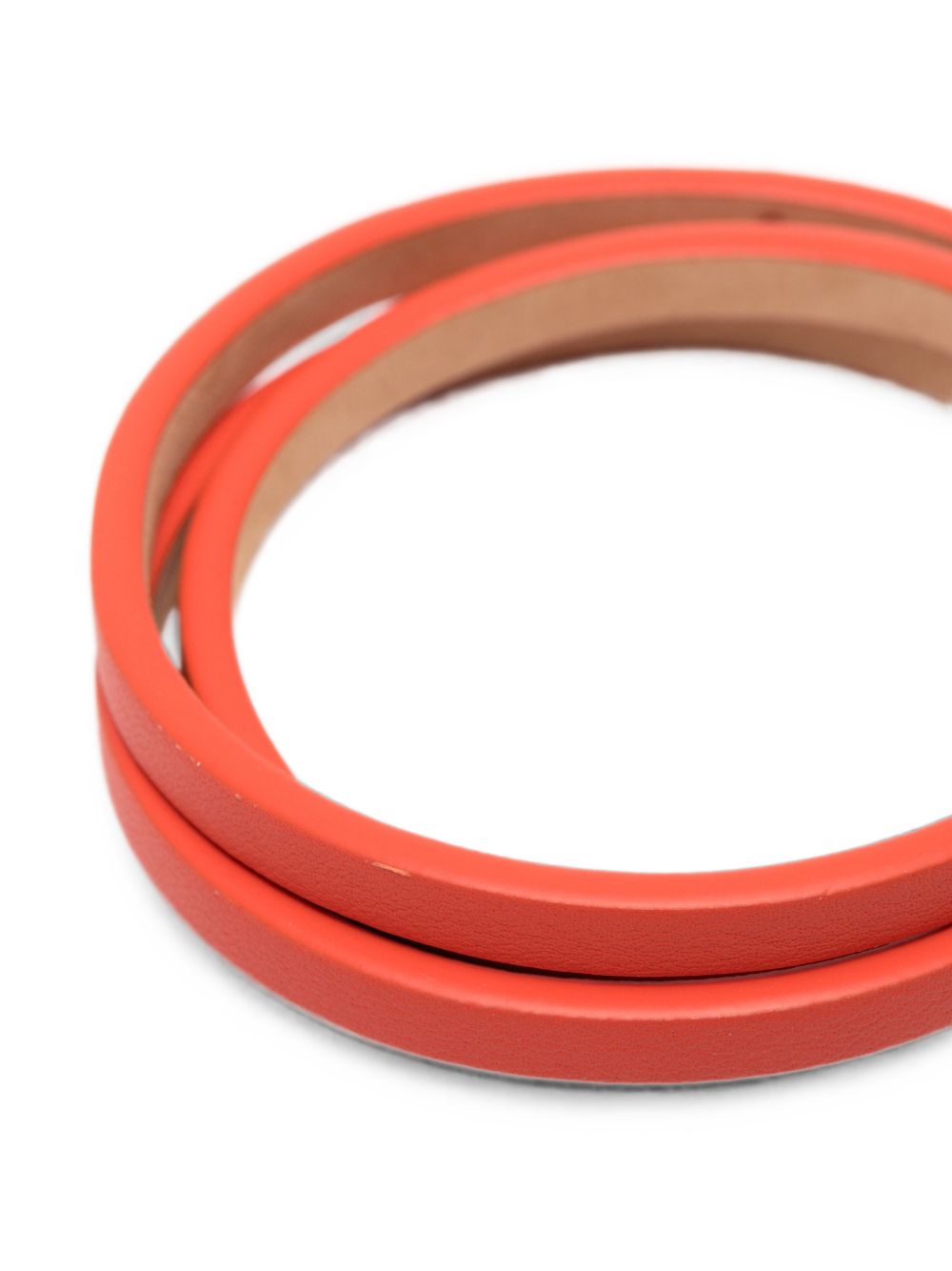 Loewe Women Anagram Bombé Leather Bracelet LOEWE