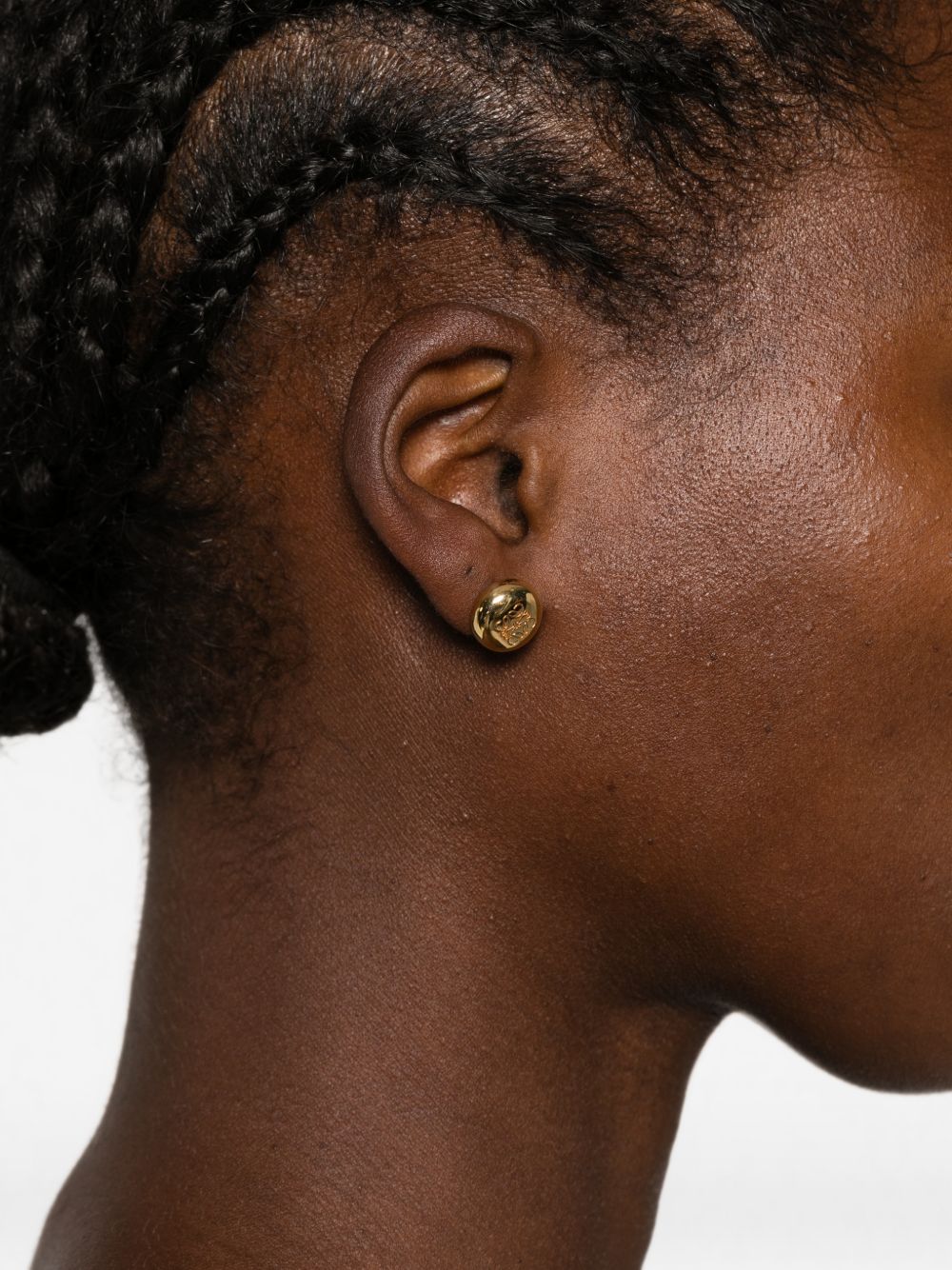 Loewe Women Anagram Silver Earrings LOEWE