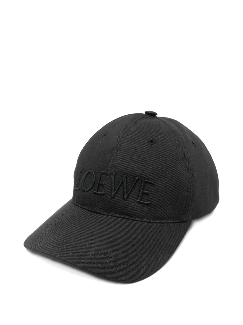 Loewe Men Logo Canvas Baseball Cap