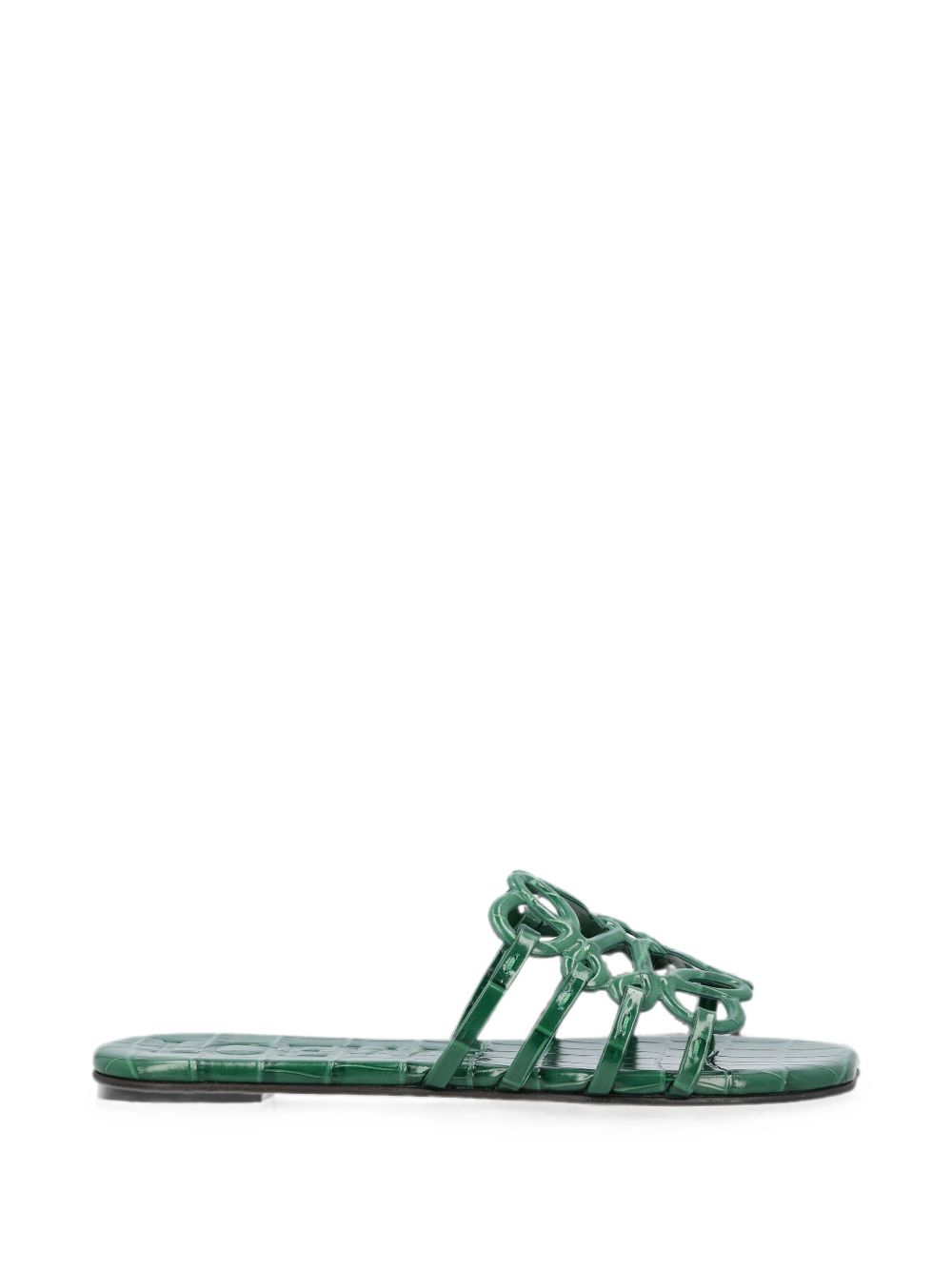 Loewe Women Petal Anagram Leather Sandals LOEWE