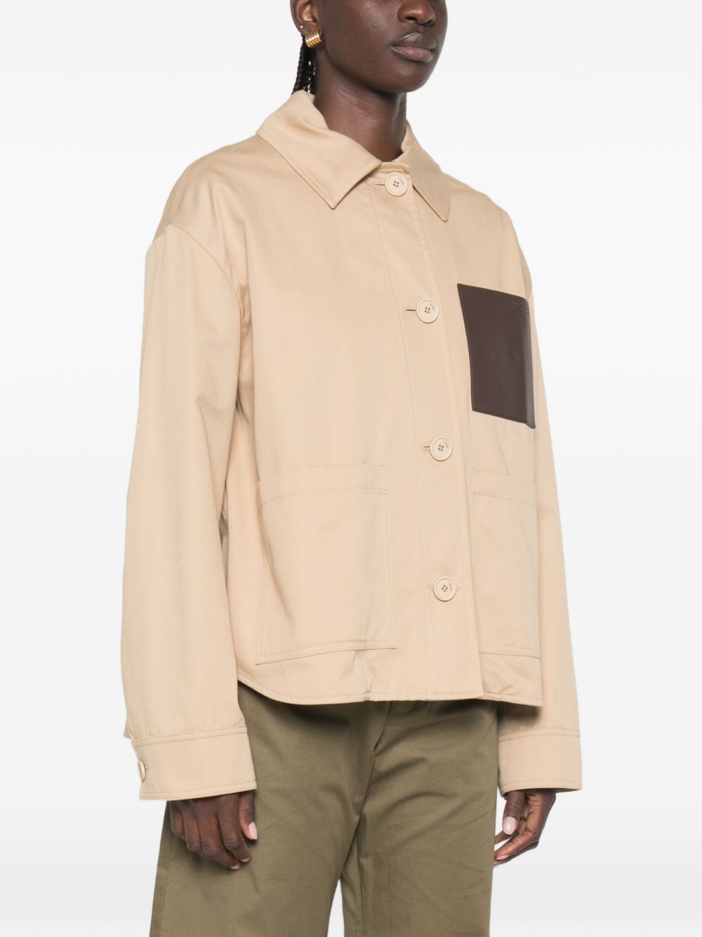 Loewe Women Cotton Workswear Jacket LOEWE
