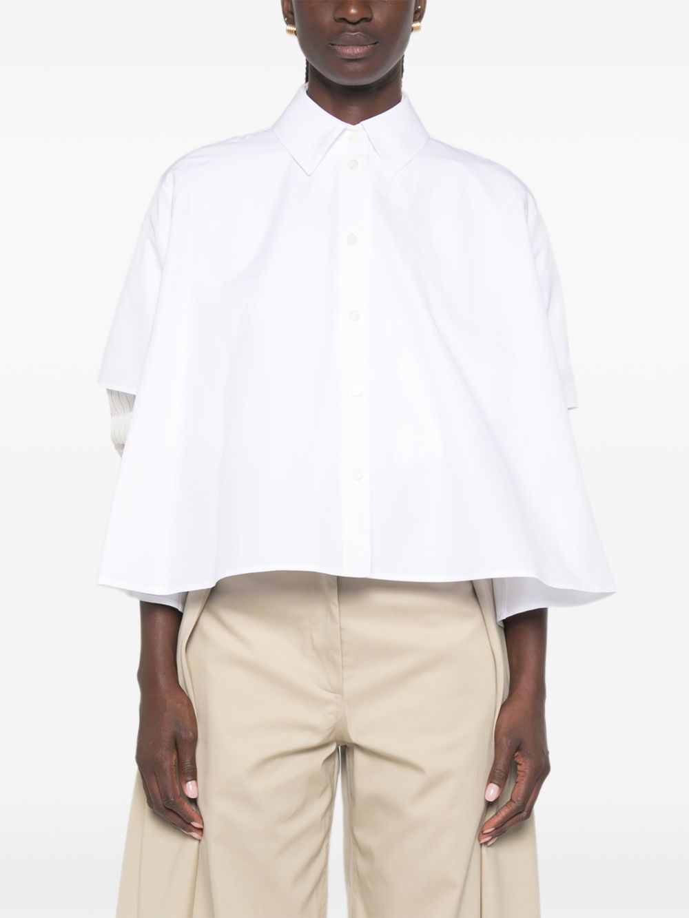 Loewe Women Cotton Trapeze Shirt LOEWE