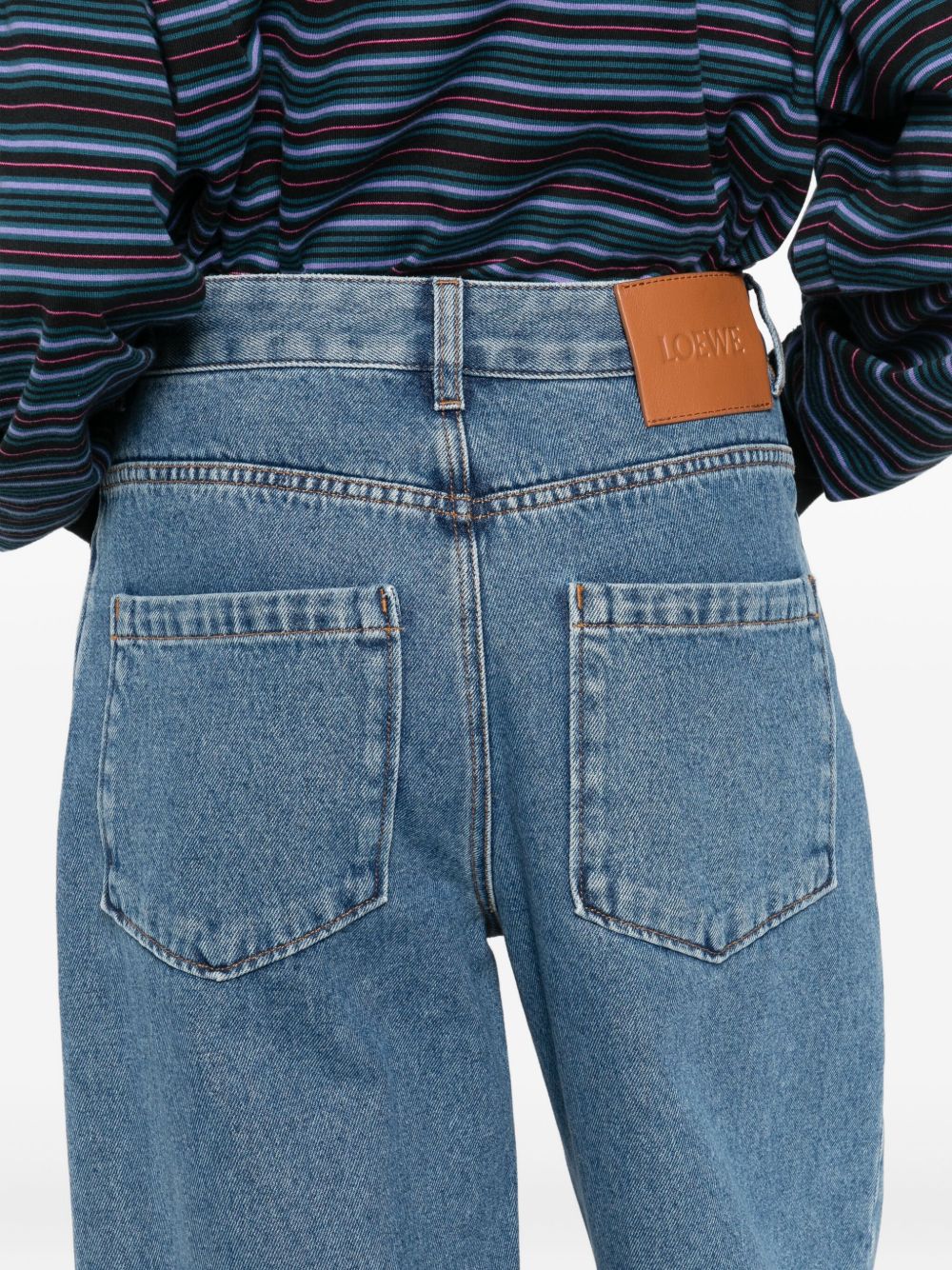 Loewe Women Anagram Baggy Jeans LOEWE