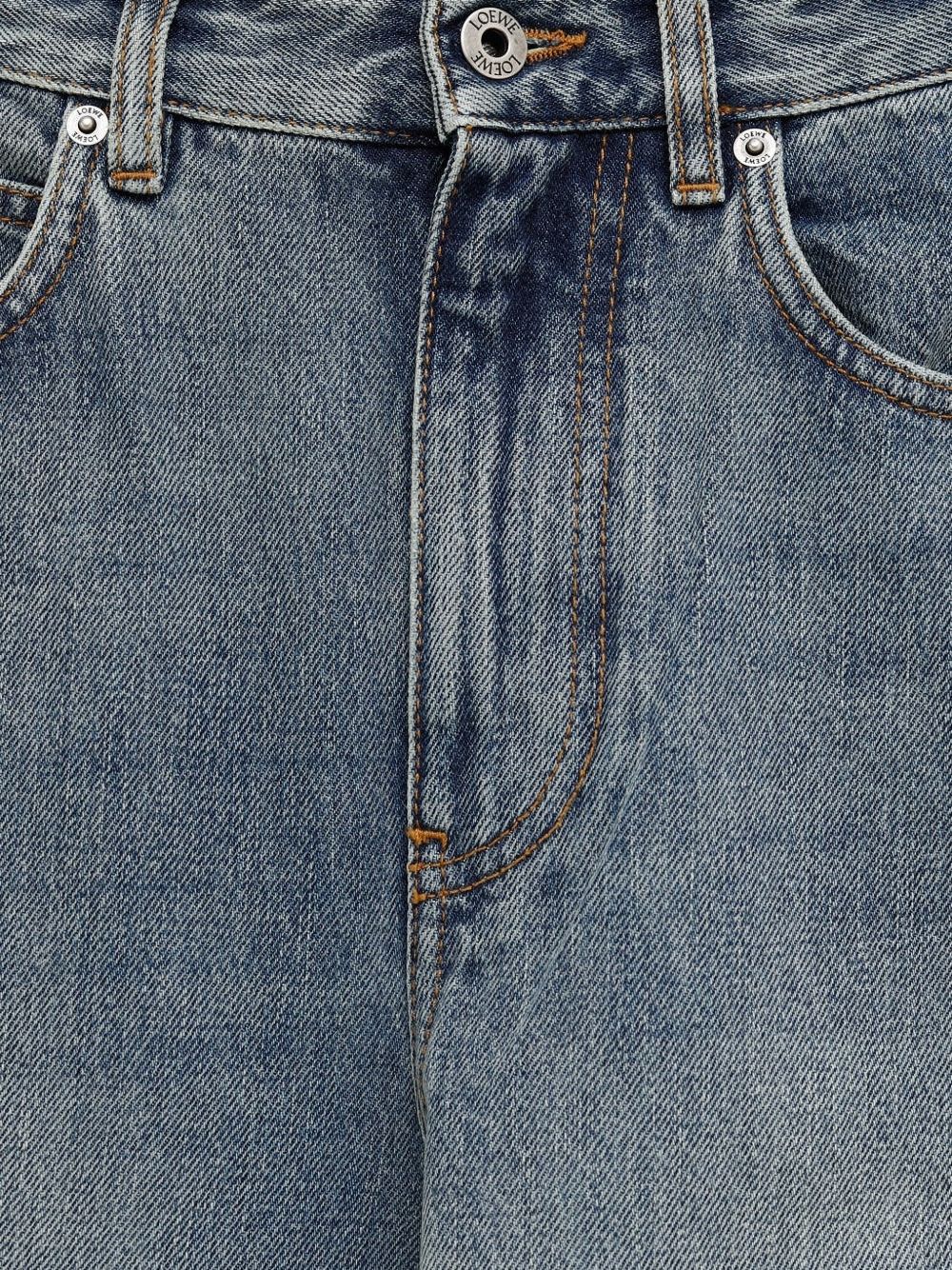 Loewe Women Anagram Baggy Jeans LOEWE
