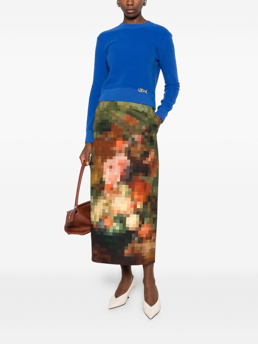 Loewe Women Logo Wool Sweater LOEWE