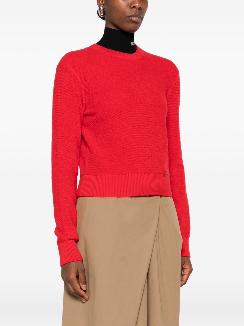 Loewe Women Logo Wool Sweater LOEWE