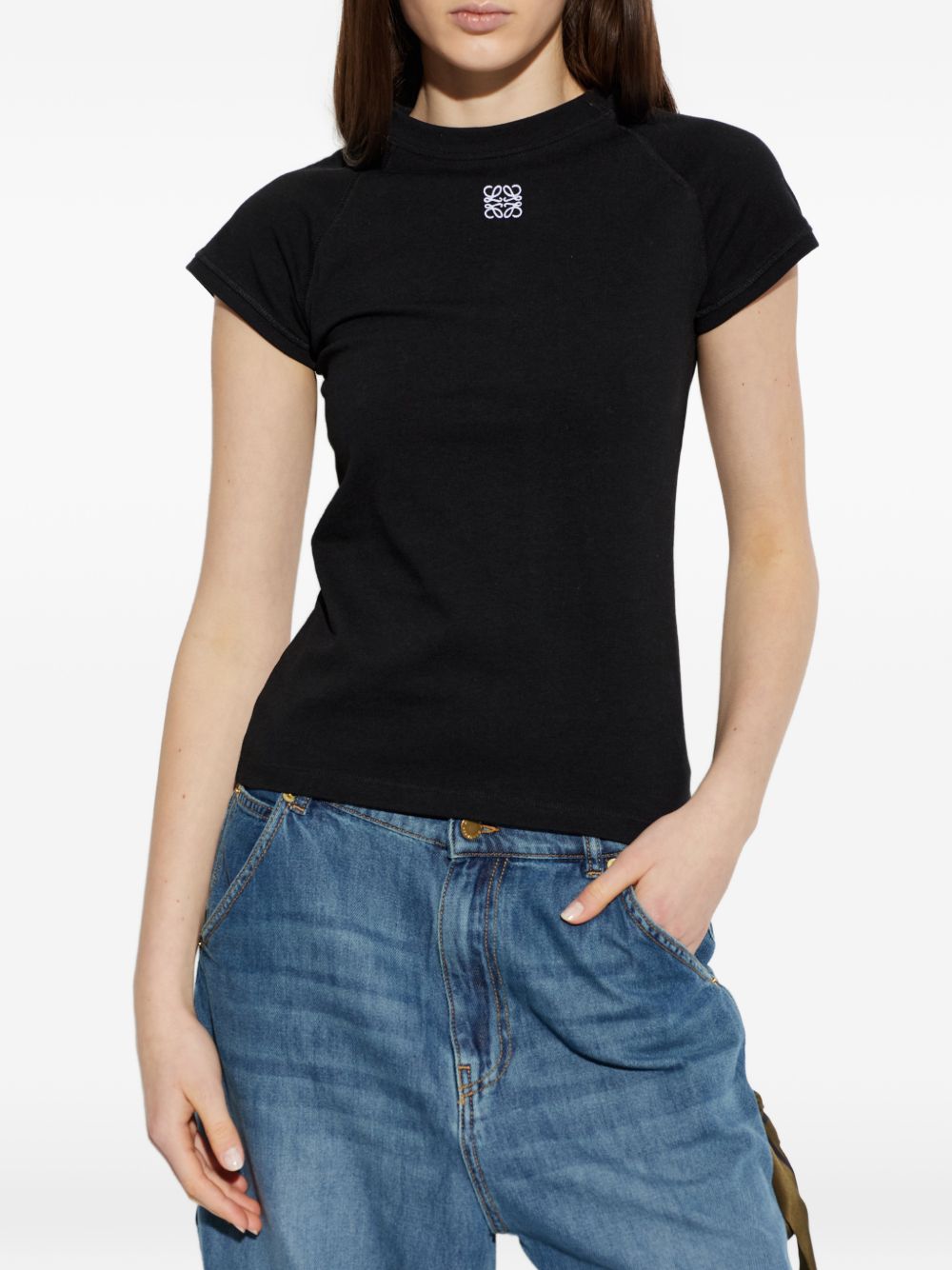 Loewe Women Anagram Cotton T-Shirt LOEWE