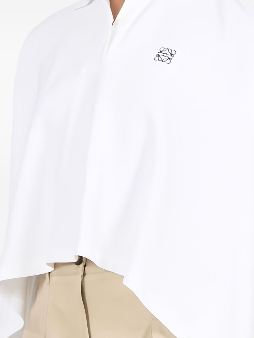 Loewe Women Anagram Cotton Polo Shirt LOEWE