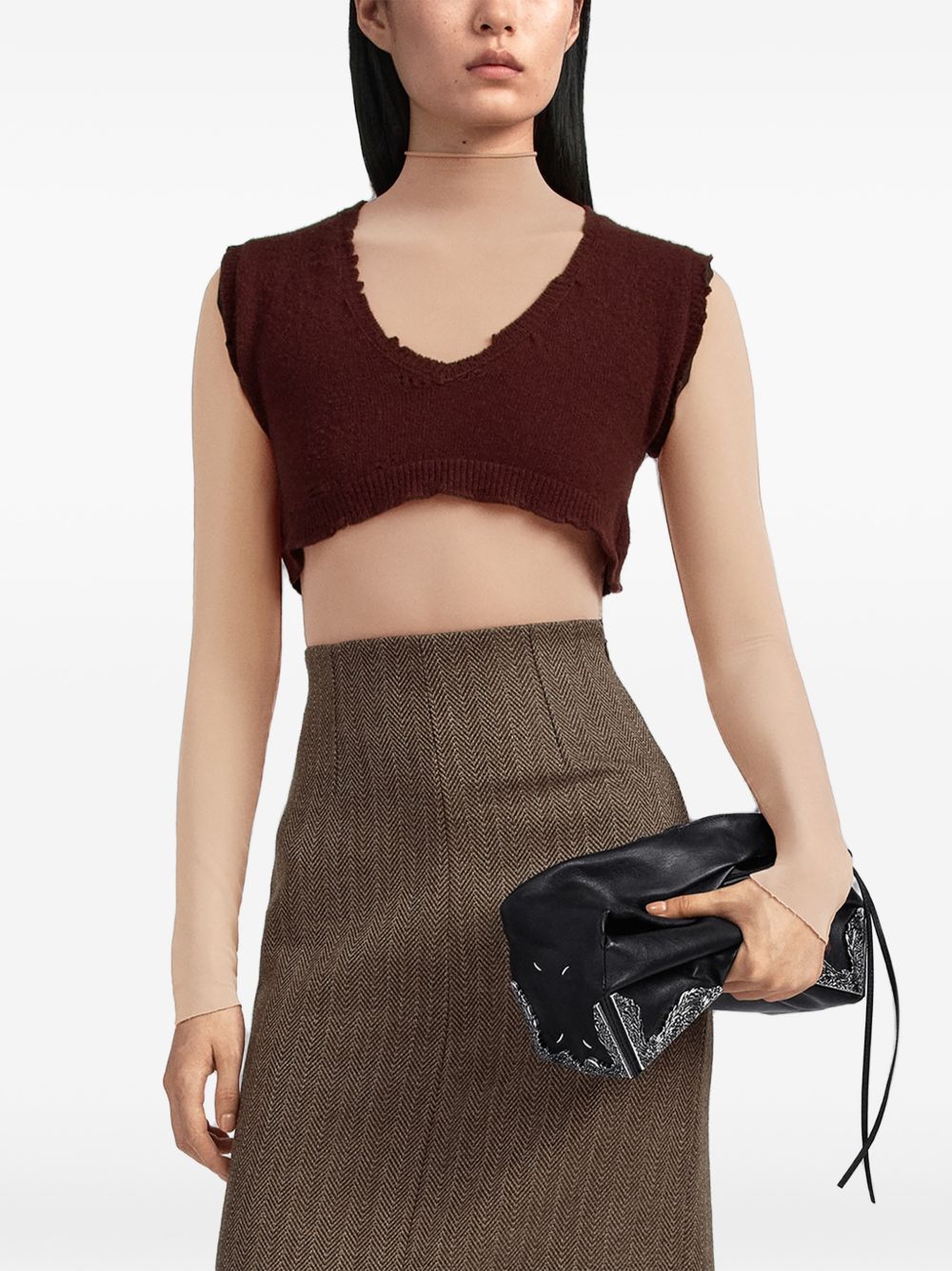 Maison Margiela Women Cotton Cropped Top MAISON MARGIELA