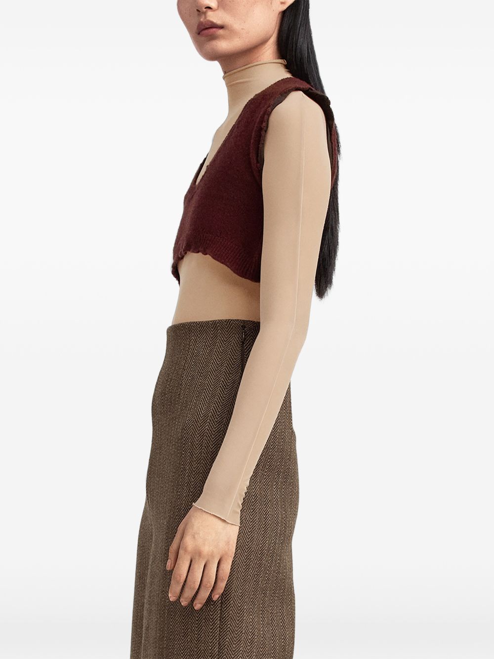 Maison Margiela Women Cotton Cropped Top MAISON MARGIELA