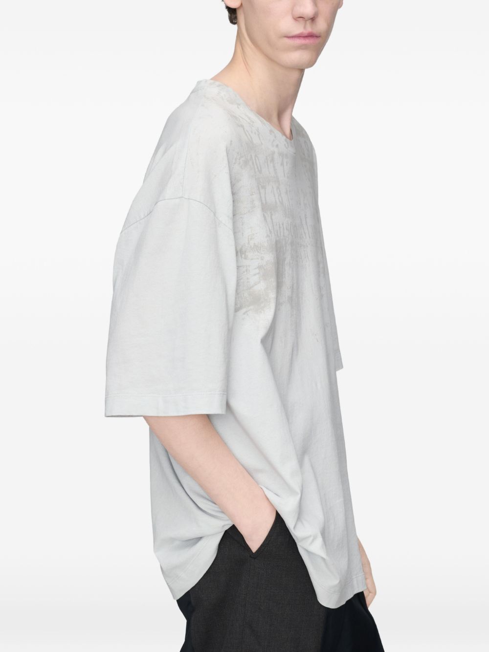 Maison Margiela Men Oversized Cotton T-Shirt MAISON MARGIELA