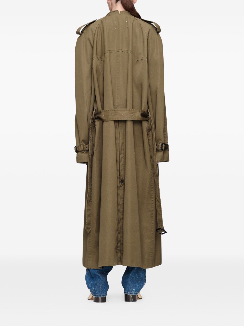 Maison Margiela Women Double-Breasted Trench Coat MAISON MARGIELA