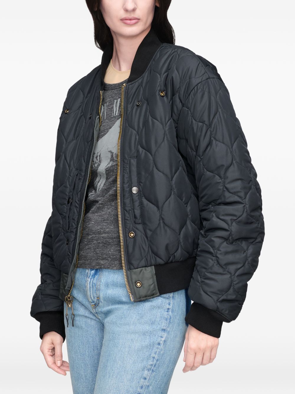 Maison Margiela Women Nylon Bomber Jacket MAISON MARGIELA