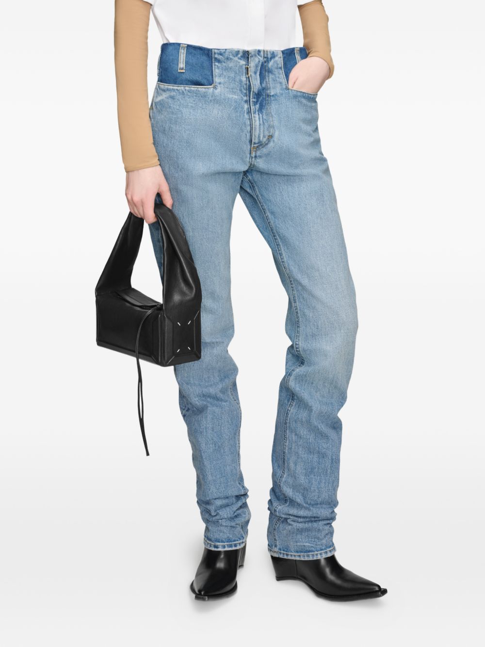 Maison Margiela Women Box Bag Small Leather Shoulder Bag MAISON MARGIELA