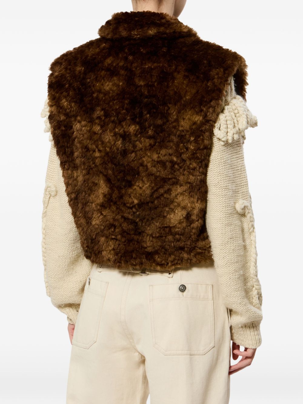 Marant Etoile Women Jocya Faux Fur Vest ISABEL MARANT ETOILE