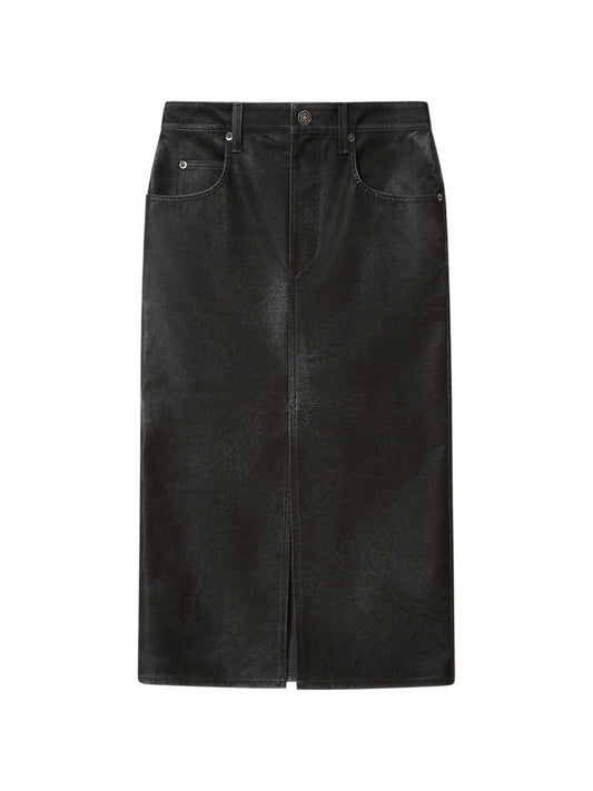 Marant Etoile Women Bisane Faux Leather Skirt ISABEL MARANT ETOILE