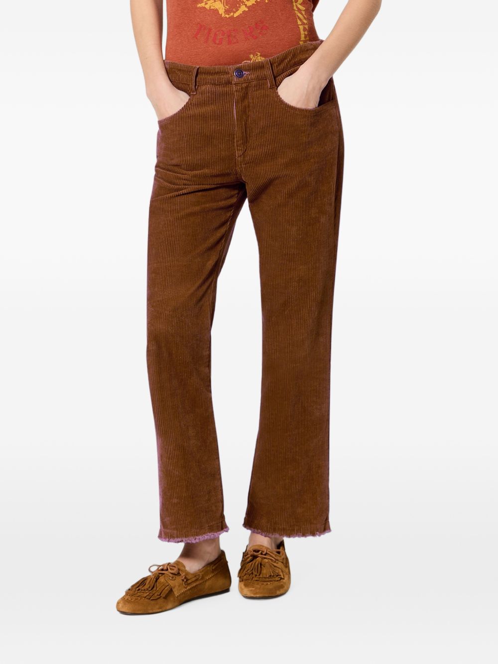 Marant Etoile Women Ruthie Cotton And Blend Trousers ISABEL MARANT ETOILE
