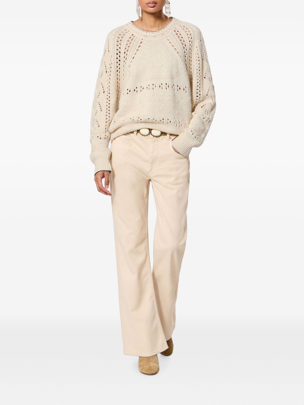 Marant Etoile Women Luce Wool And Cotton Sweater ISABEL MARANT ETOILE