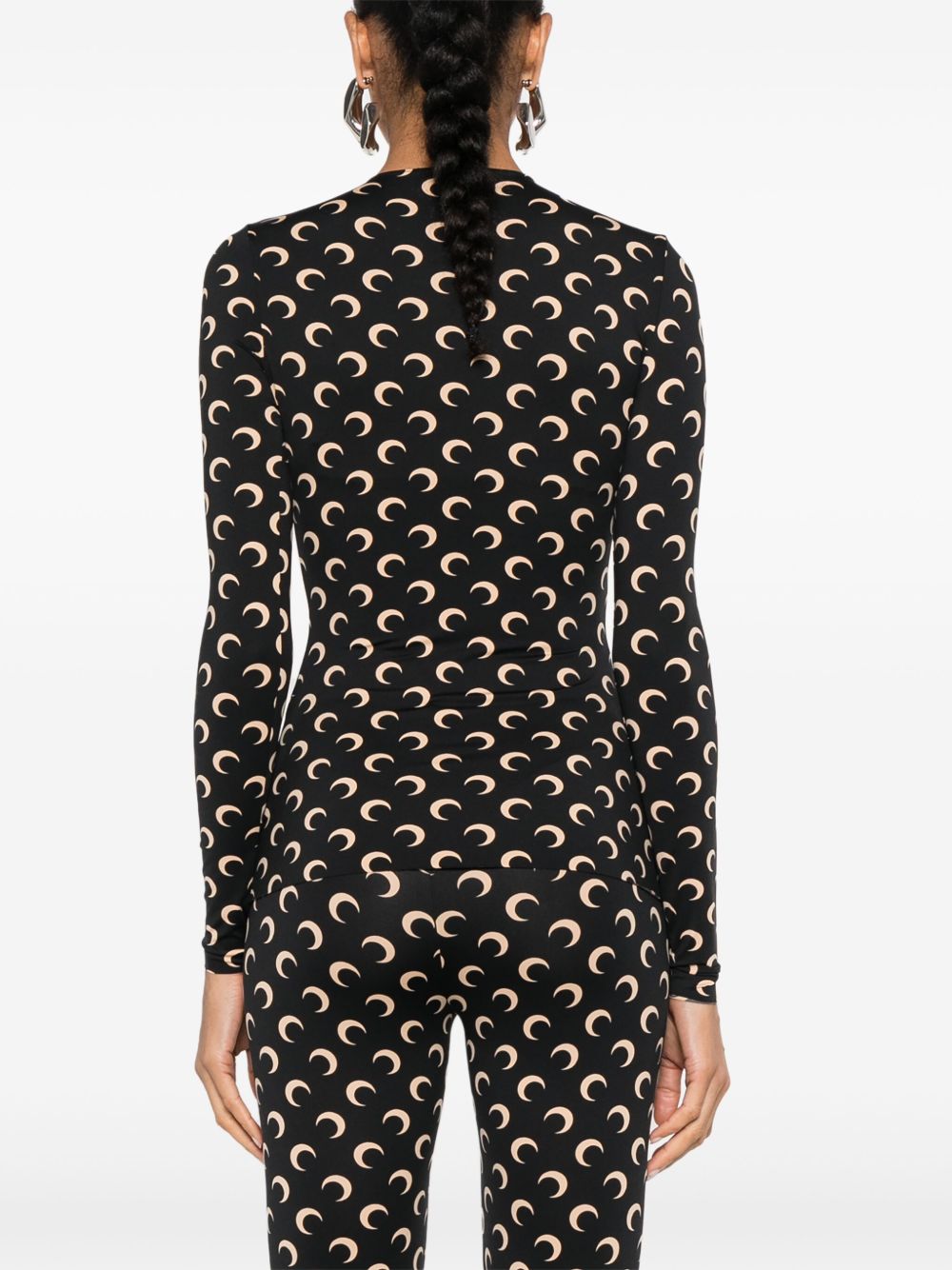 Marine Serre Women Moon Print Top MARINE SERRE