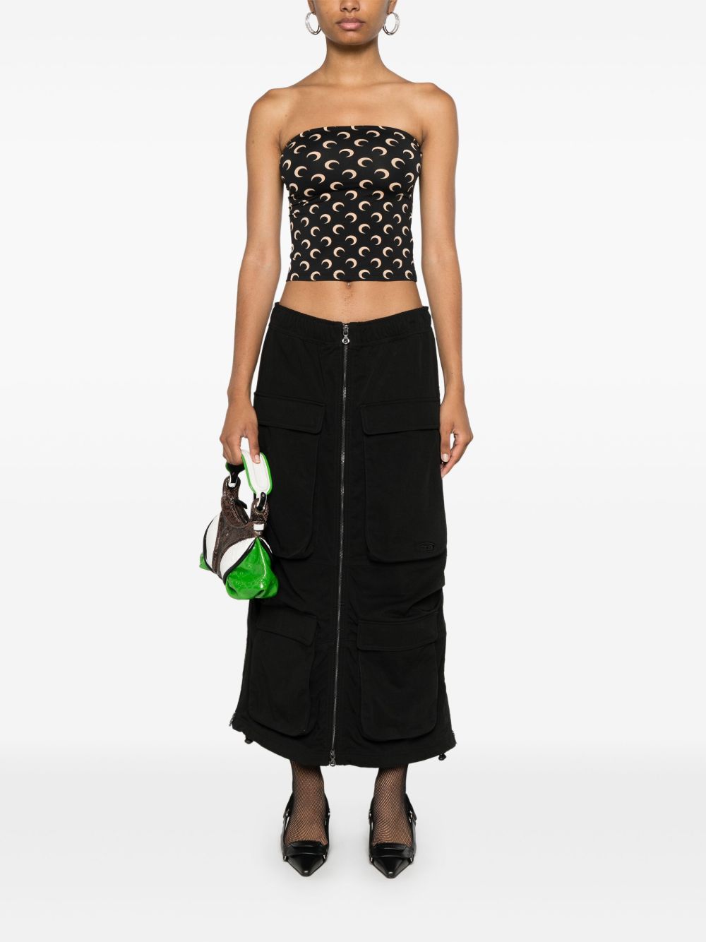 Marine Serre Women Moon Print Top MARINE SERRE