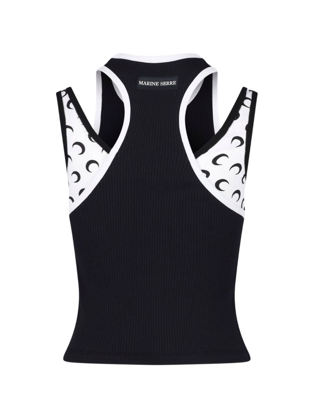 Marine Serre Women Moon Layered Tank Top MARINE SERRE