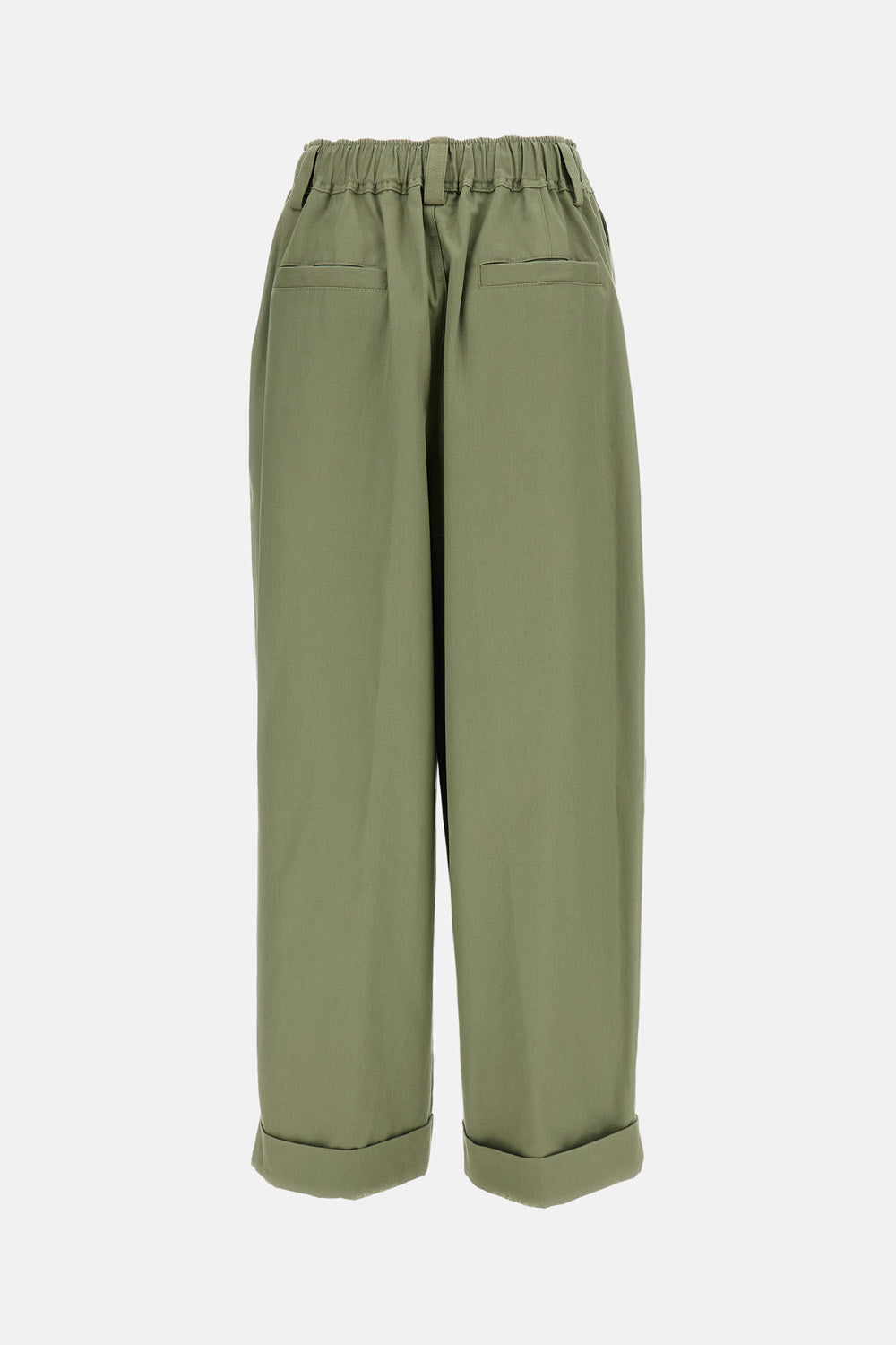 Marni Women Wide Lege Canvas Trousers MARNI