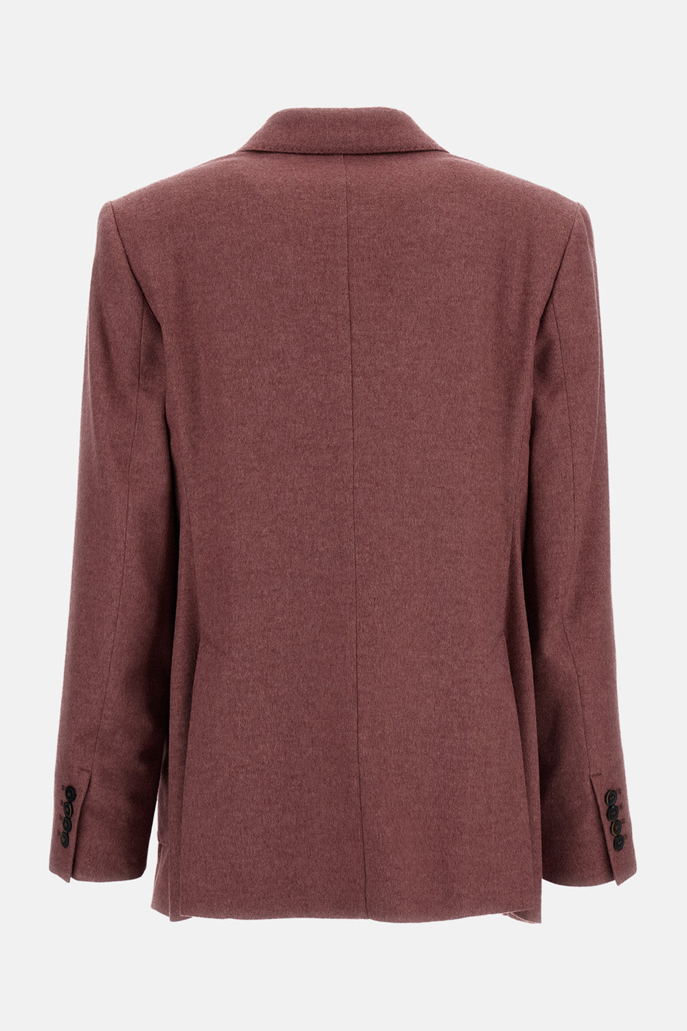 Max Mara Women Double-Breasted Silk And Cashmere Tailored Jacket MAX MARA