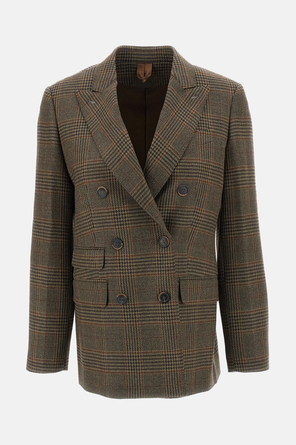 Max Mara Women Double-Breasted Mouliné Wool Batavia Blazer MAX MARA