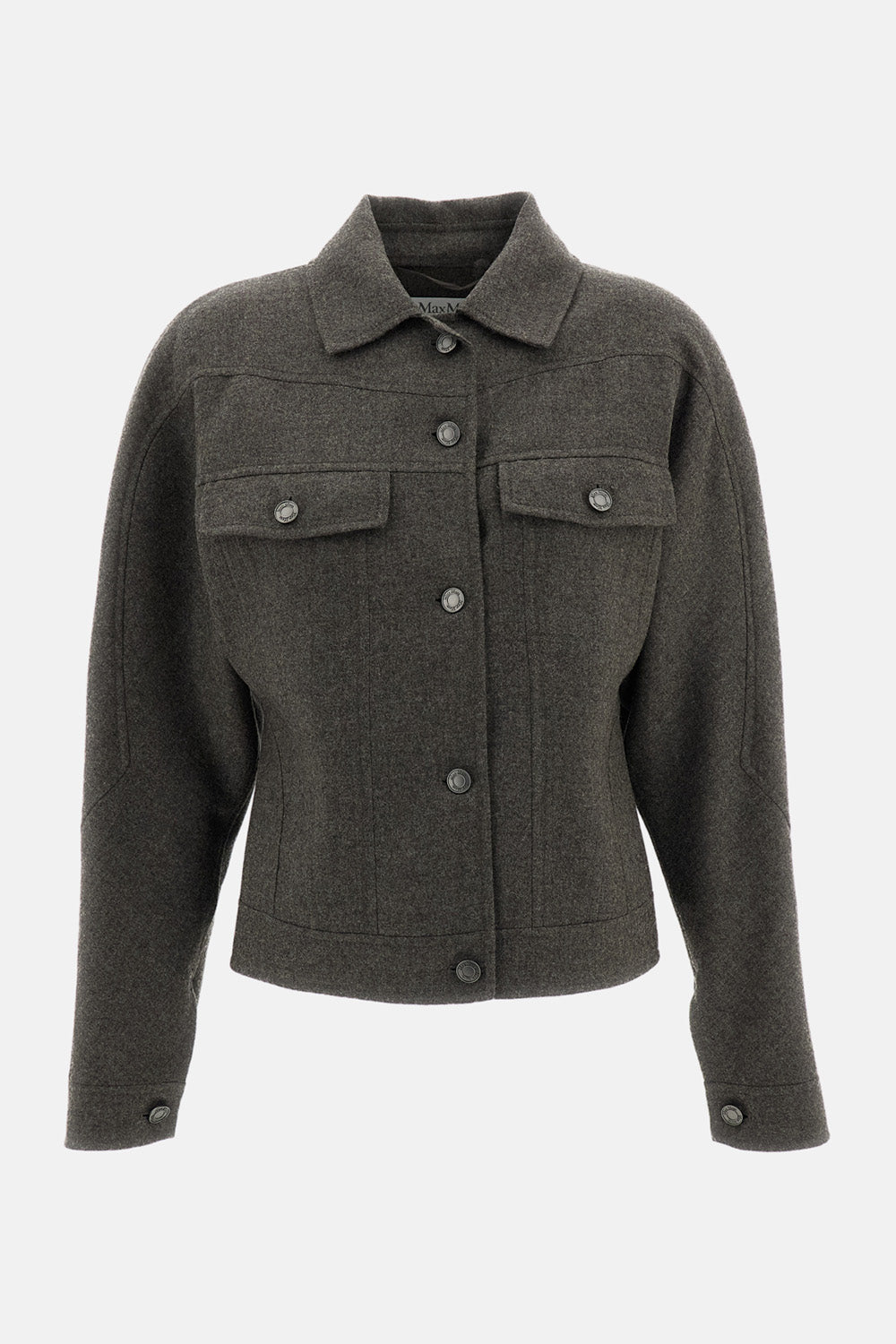 Max Mara Women Felted Wool Trucker Jacket MAX MARA