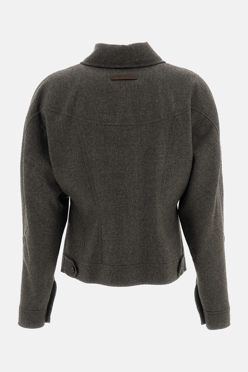 Max Mara Women Felted Wool Trucker Jacket MAX MARA