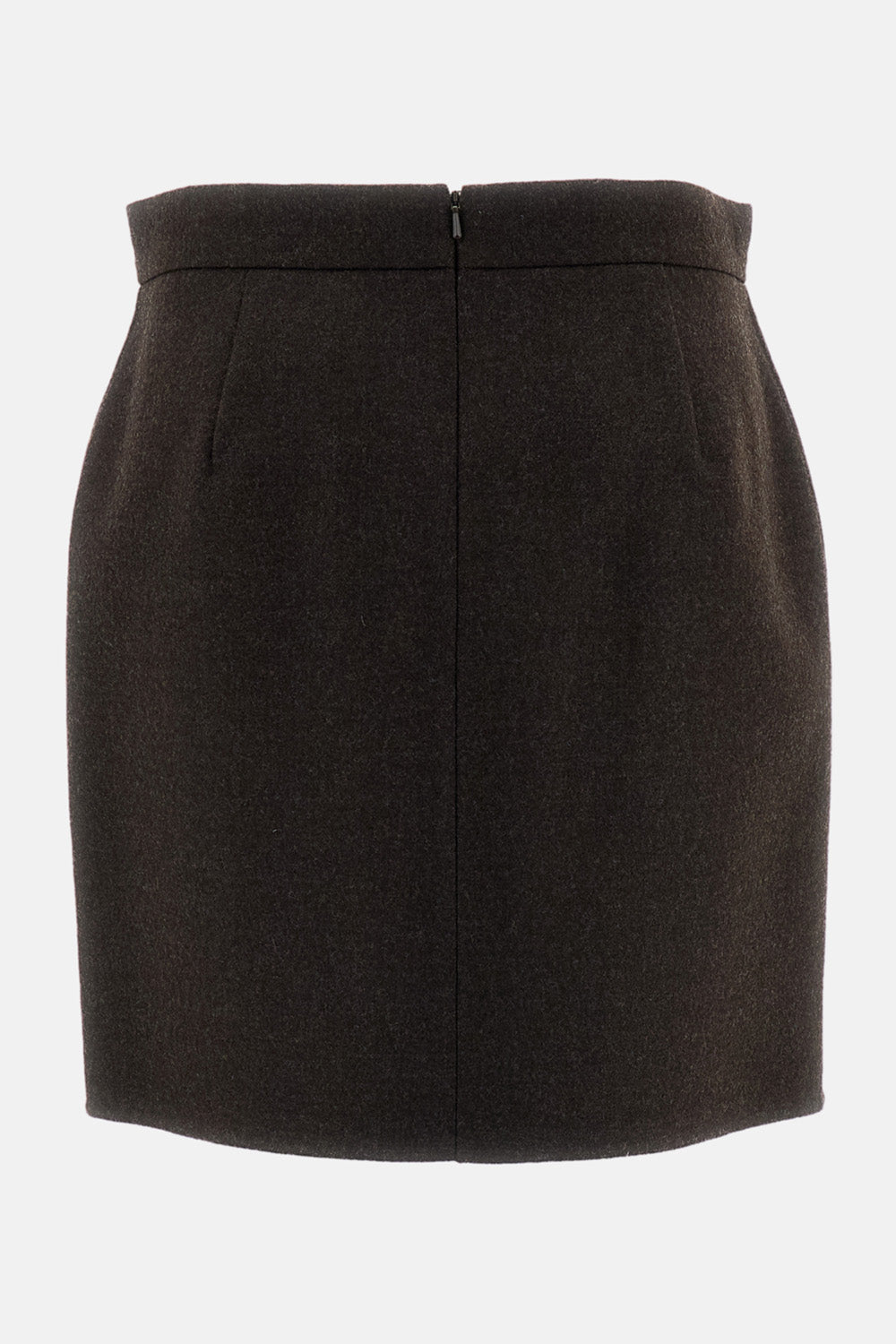 Max Mara Women Short Pure Felted Wool Skirt MAX MARA