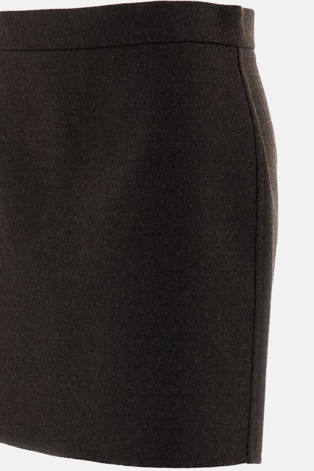 Max Mara Women Short Pure Felted Wool Skirt MAX MARA