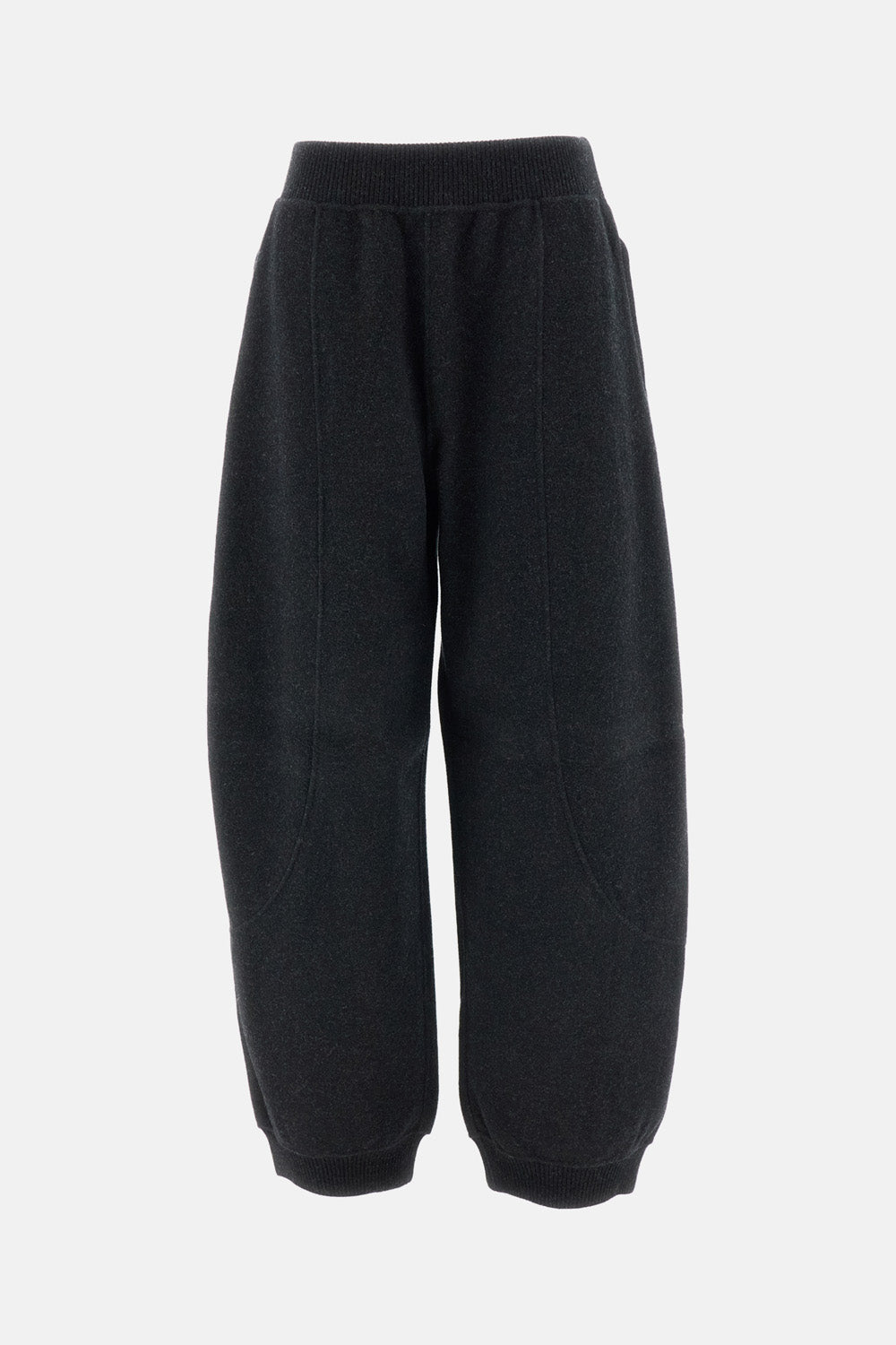 Max Mara Women Wool And Cashmere Jersey Jogger Trousers MAX MARA