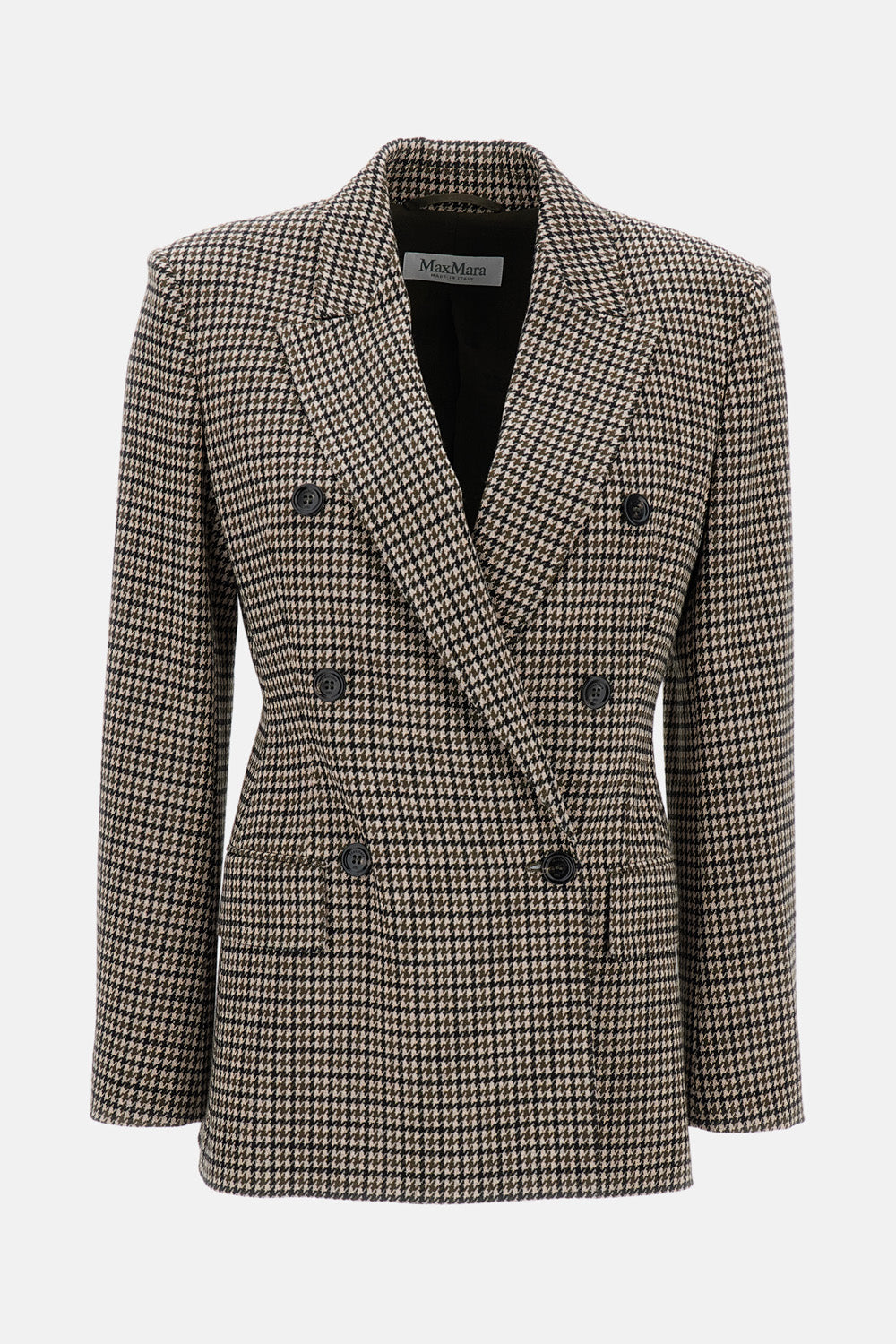 Max Mara Women Pied De Poule Double Breasted Blazer MAX MARA