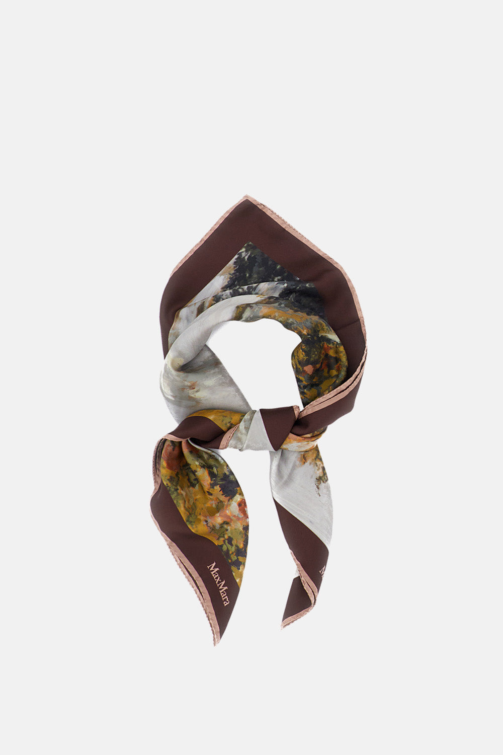 Max Mara Women Silk Twill Maxi Square Scarf MAX MARA