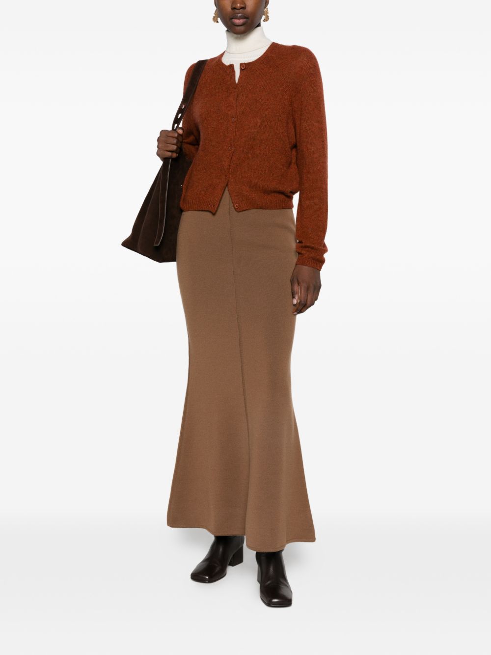 Max Mara Women Wool And Cashmere Long Skirt MAX MARA