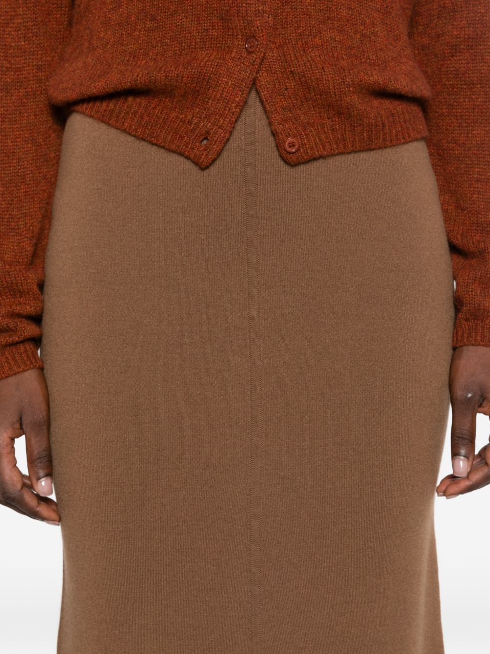 Max Mara Women Wool And Cashmere Long Skirt MAX MARA