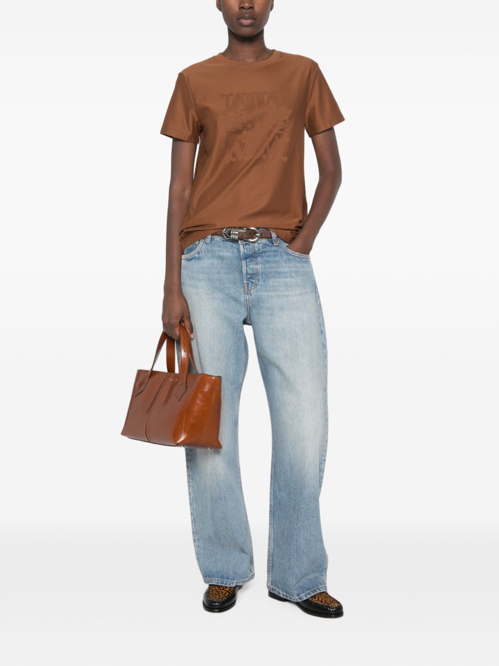 Max Mara Women Logo Cotton T-Shirt MAX MARA
