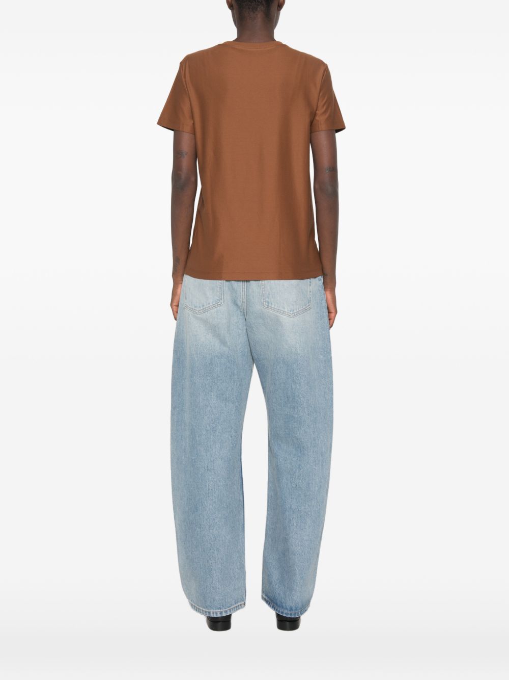 Max Mara Women Logo Cotton T-Shirt MAX MARA