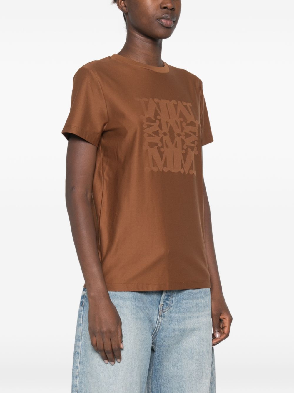 Max Mara Women Logo Cotton T-Shirt MAX MARA