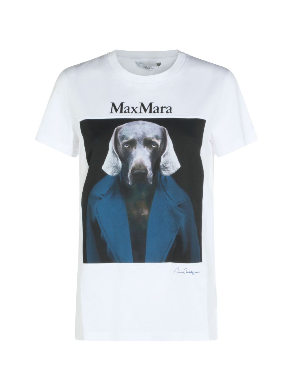 Max Mara Women Printed Cotton T-Shirt MAX MARA