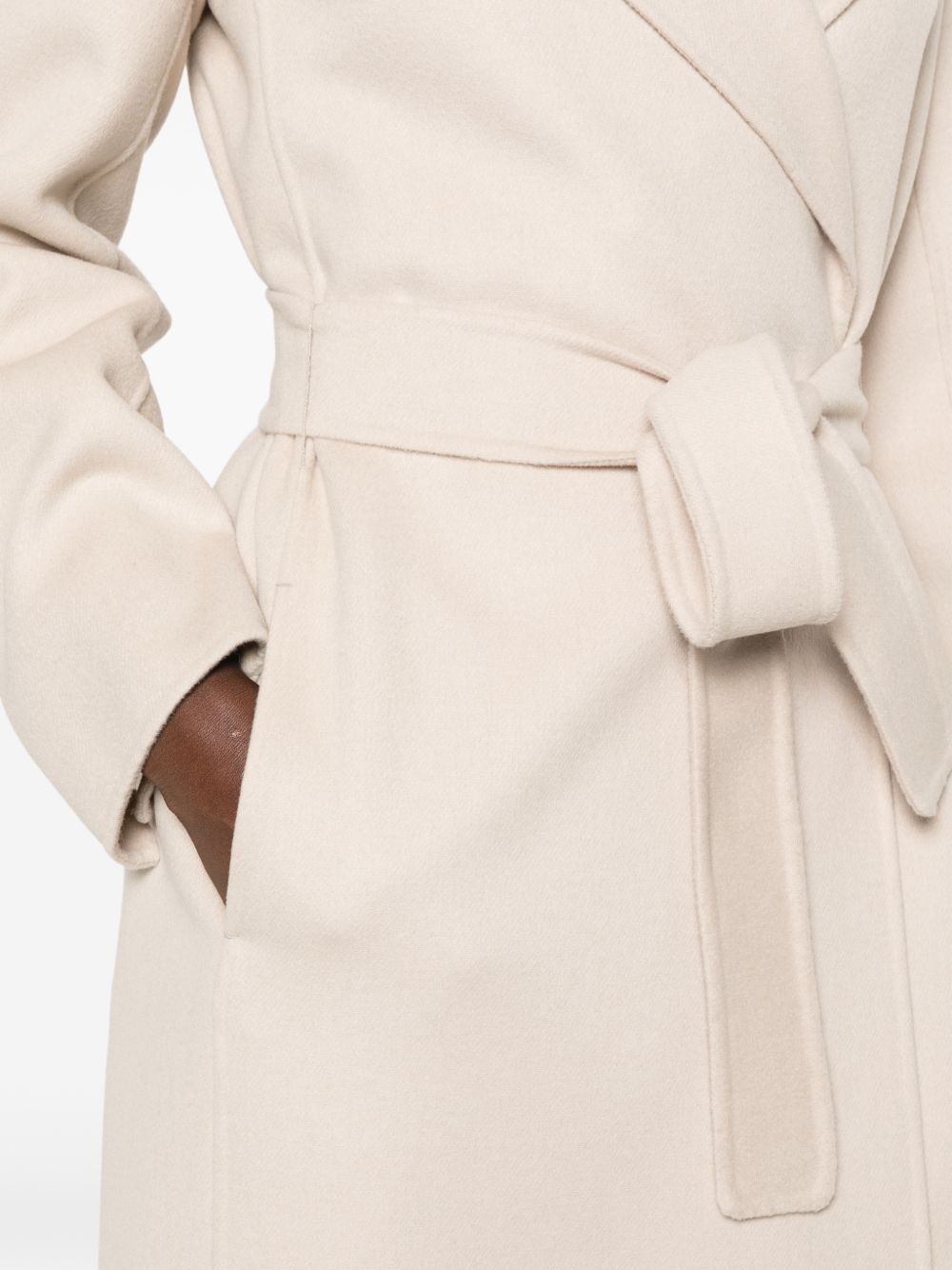 'S Max Mara Women Wool Long Coat S MAX MARA