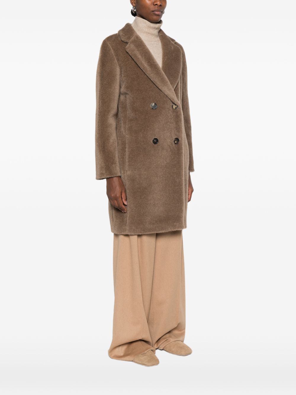 'S Max Mara Women Wool Double-Breasted Coat S MAX MARA