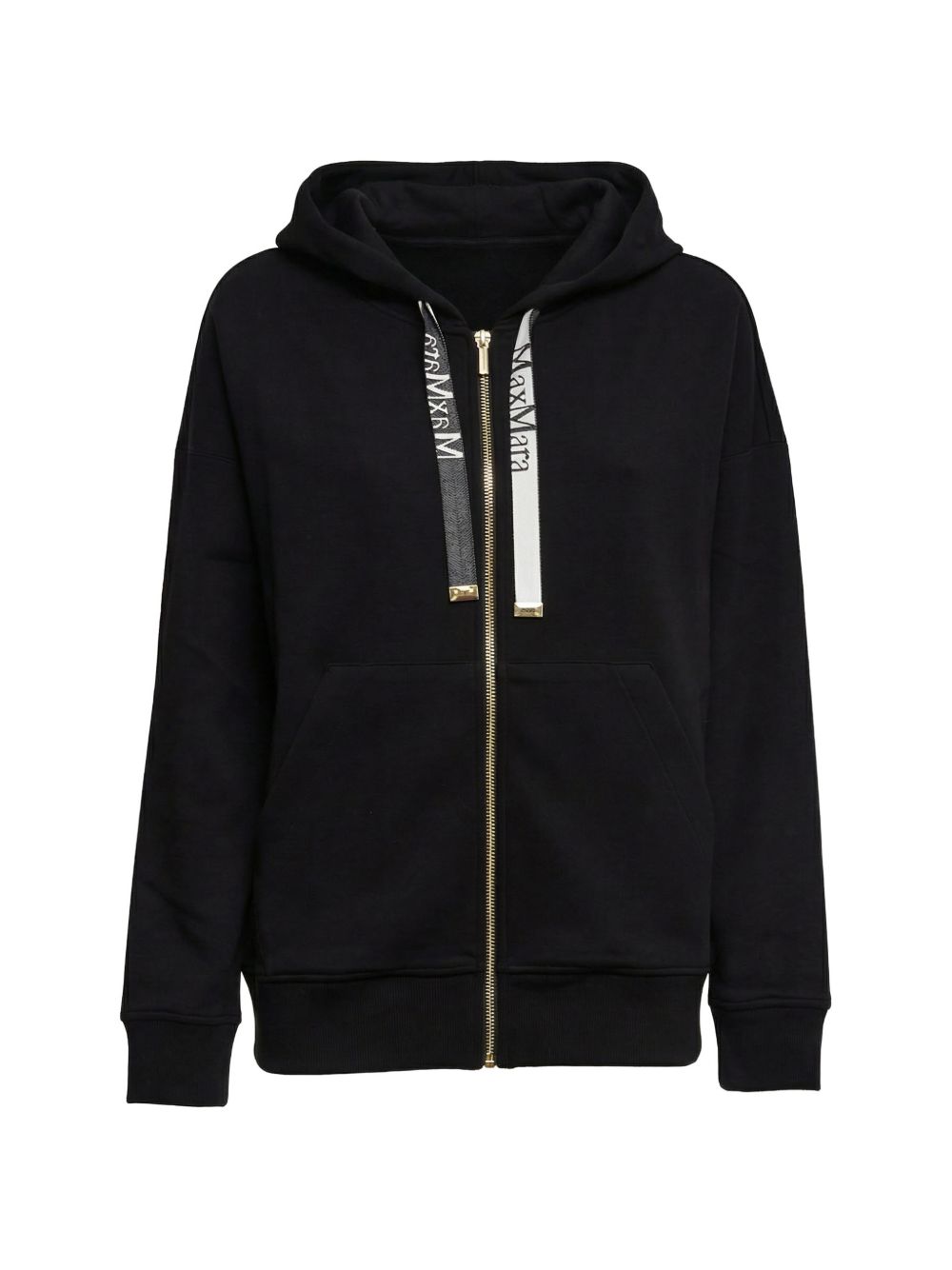 'S Max Mara Women Logo Cotton Hoodie S MAX MARA