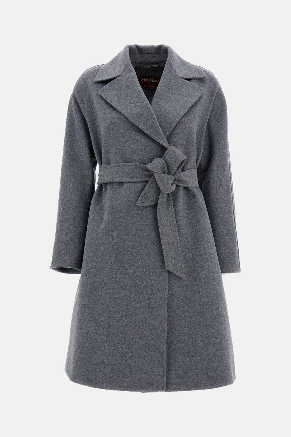 Max Mara Studio Women Wool Drap Wrap Coat MAX MARA STUDIO